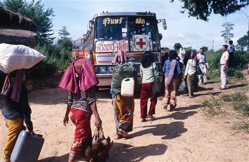 Transfer Operation Of 231 Khmer Civilians To Site B. - ICRC Audiovisual ...